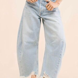 Citizens Of Humanity Light Blue Barrel Jeans
